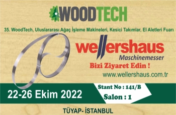 WoodTech, Uluslararası Ağaç İşleme Makineleri, Kesici Takımlar, El Aletleri Fuarı